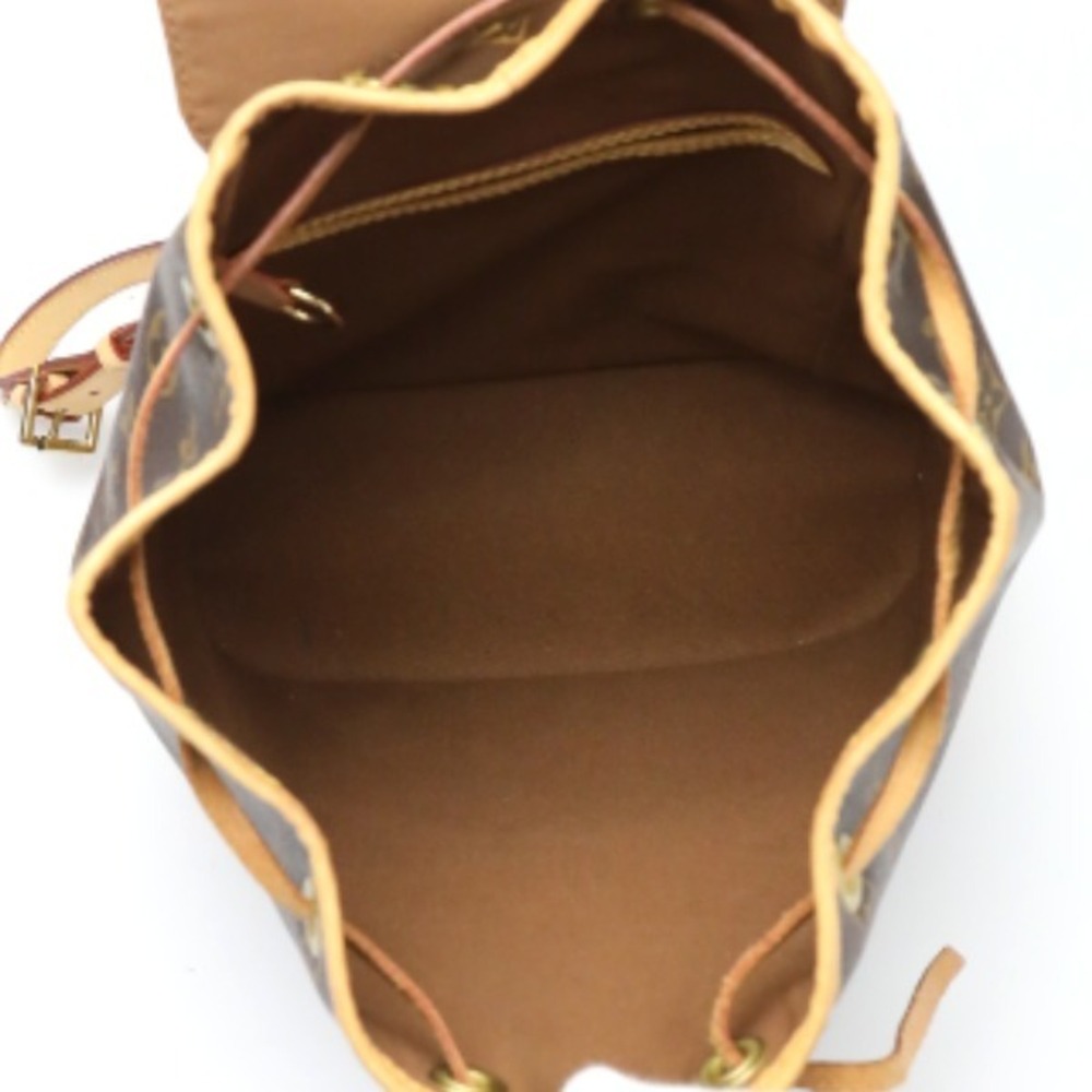 LOUIS VUITTON Authentic Brown Monogram Backpack - Picture 12 of 15